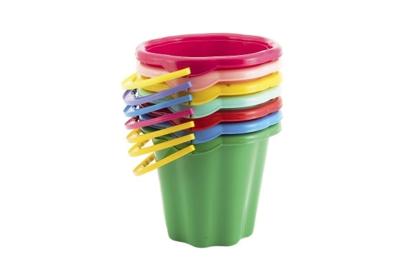 Găleată pentru nisip plastic 19cm sortiment 4 culori 12m+
