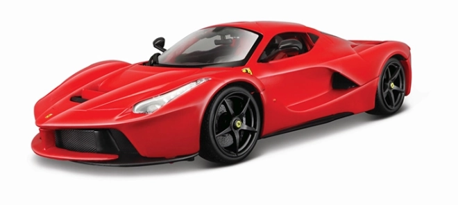 Mașinuță metalică Ferrari LaFerrari roșie Bburago la scară 1:18