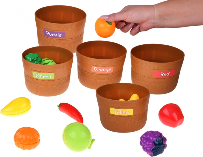 Învățarea culorilor și sortarea prin joc