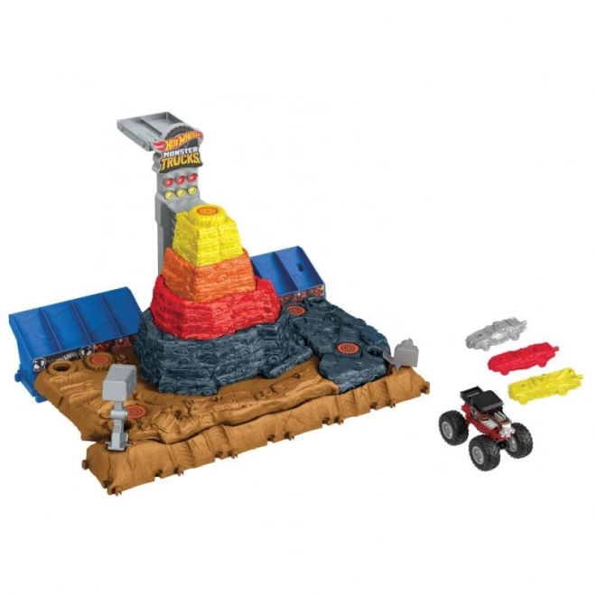 Hot wheels monster trucks aréna: finală bone shaker