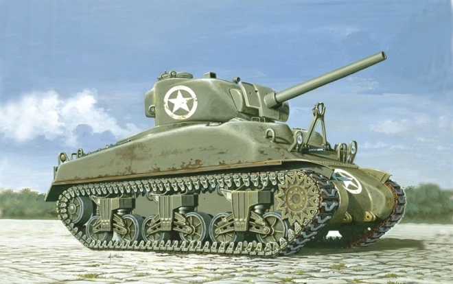 Machetă de tanc M4 Sherman