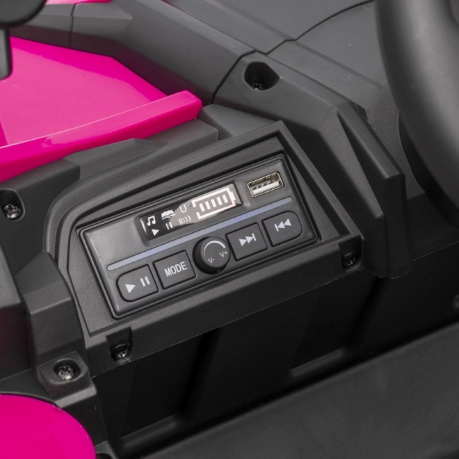 Automobil electric pentru copii Buggy Madman UTV-MX roz