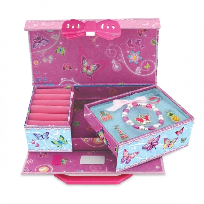 Cutiuta de bijuterii Pecoware - Fluturi