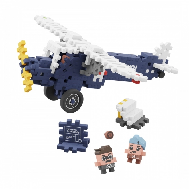 Set de construcție mini Waffle avionul RWD-13 Wedel