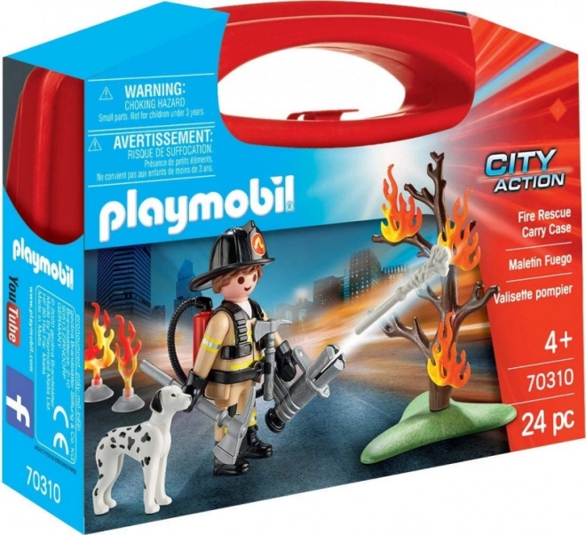 Cutie cu Pompieri Playmobil