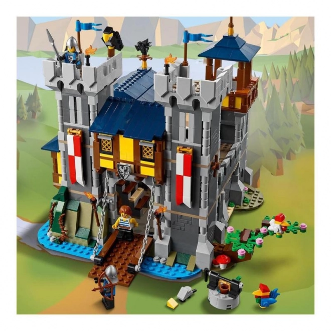 Castel medieval LEGO Creator 3 în 1