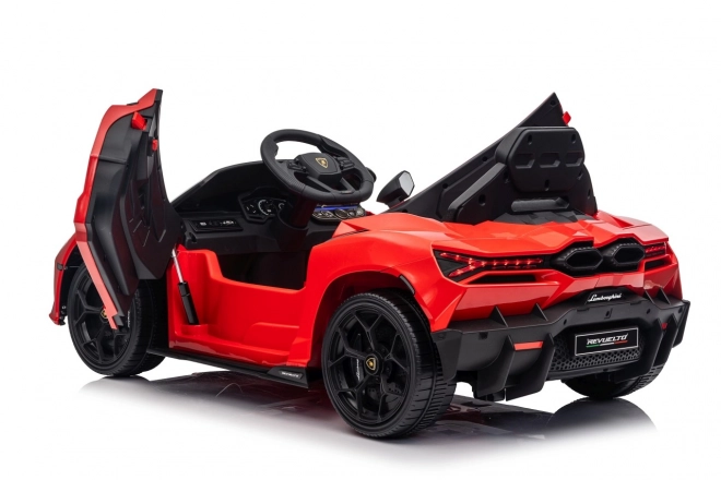 Mașinuță Lamborghini Revuelto pentru copii, roșie
