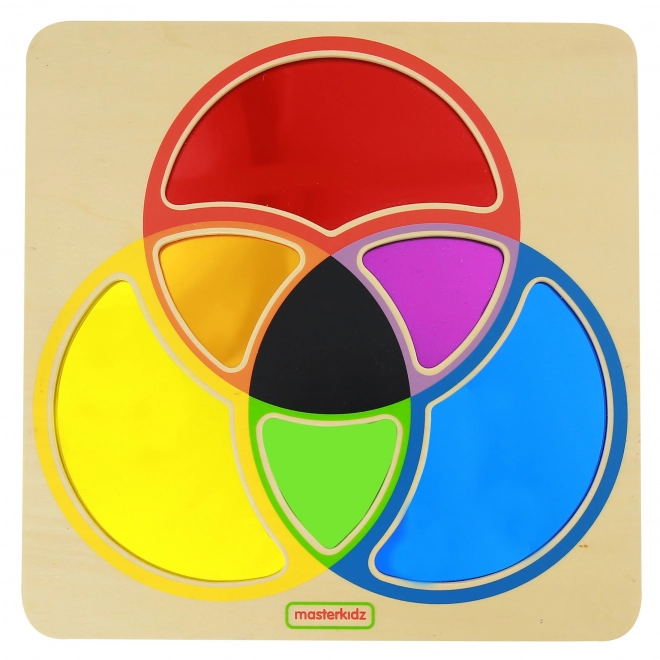 Tabla educațională cu oglindă colorată de la Masterkidz