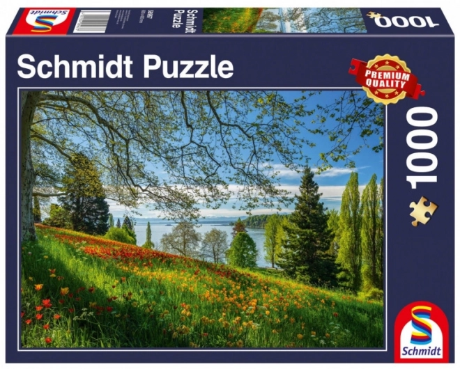 Puzzle Schmidt Tulipani înfloriți pe insula Mainau 1000 piese