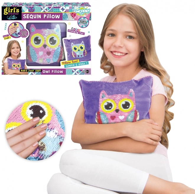 Set creativ pernă decorativă Bufniță WOOPIE Art&Fun