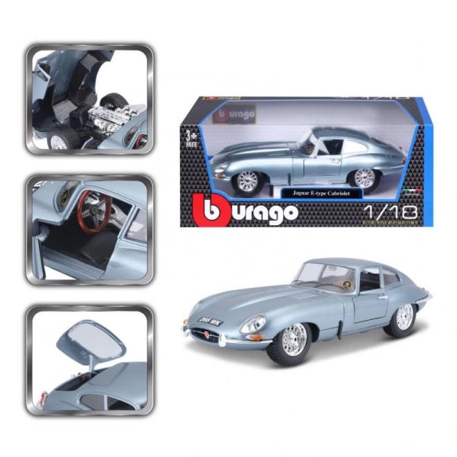 Model metalic Jaguar E Coupe Bburago 1:18