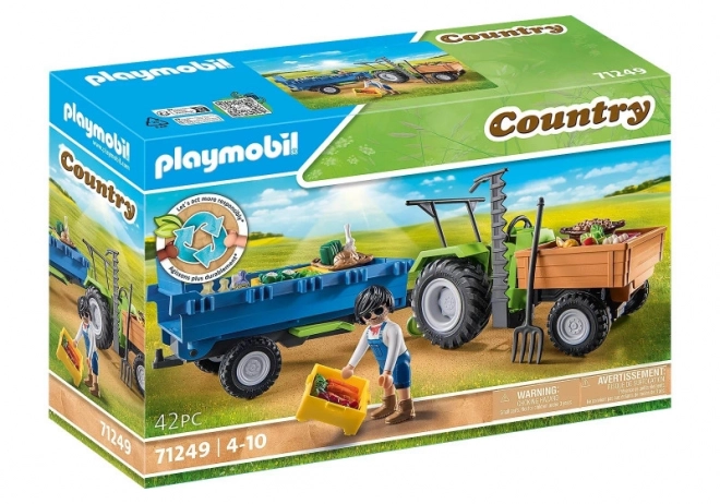 Tractor cu remorcă Playmobil Country