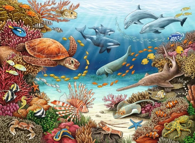 Puzzle Ravensburger viața submarină XXL 150 piese