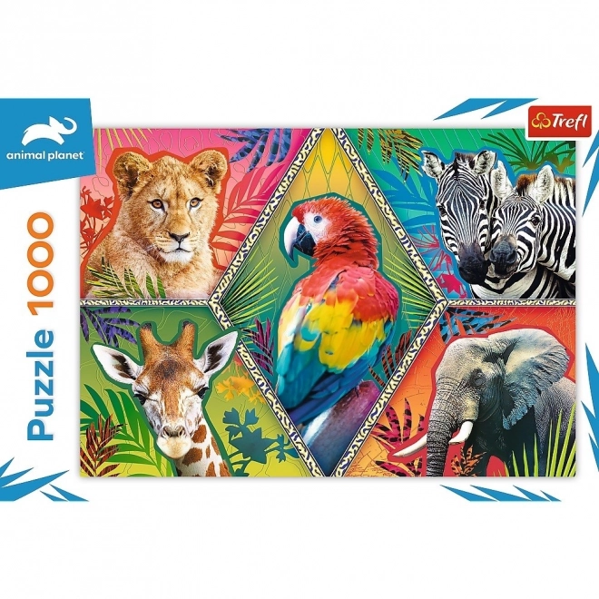 Puzzle 1000 Piese - Animale Exotice