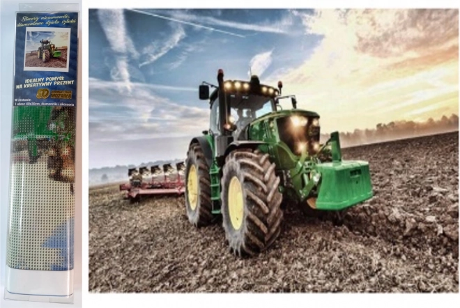 Pictură cu diamante tractor 30x40 cm