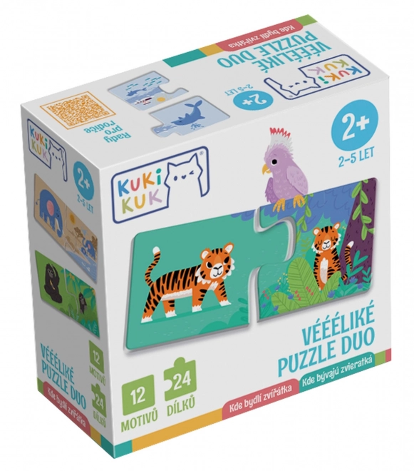 Puzzle duo mare - Unde locuiesc animalele