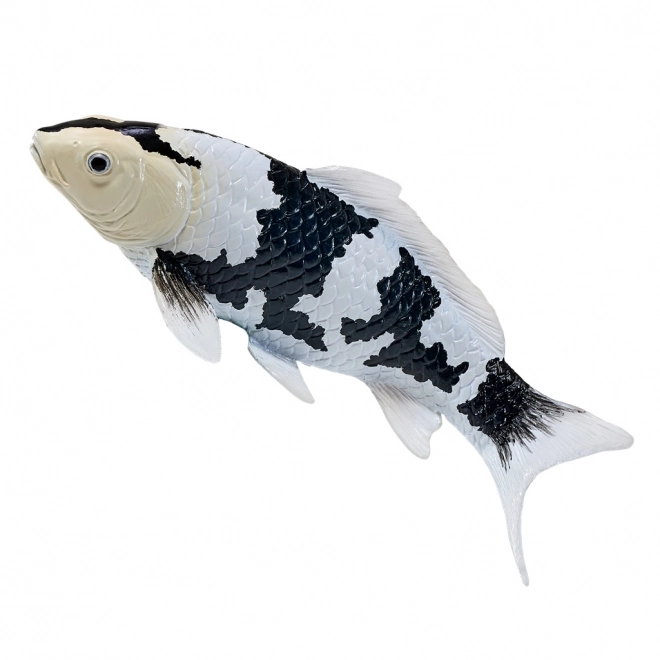 Figurină Mojo crap Koi Shiro Utsuri