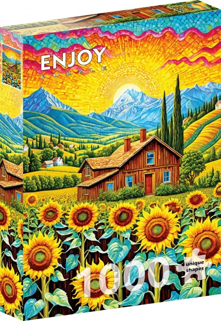 Puzzle Casă cu floarea-soarelui 1000 piese
