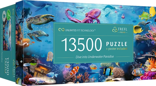 Puzzle TREFL pătrundere în paradisul subacvatic 13500 piese