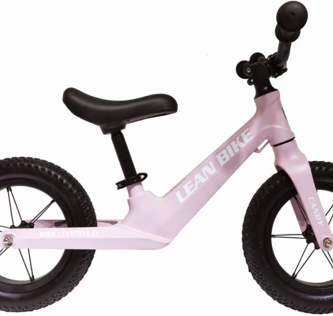Bicicletă fără pedale Candy - roz, construcție ușoară din magneziu