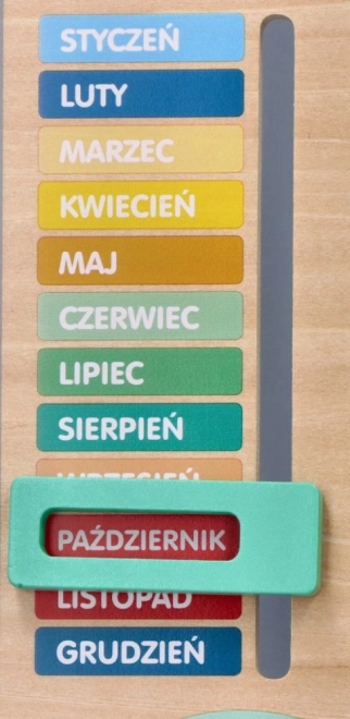 Calendar de lemn Adam Toys