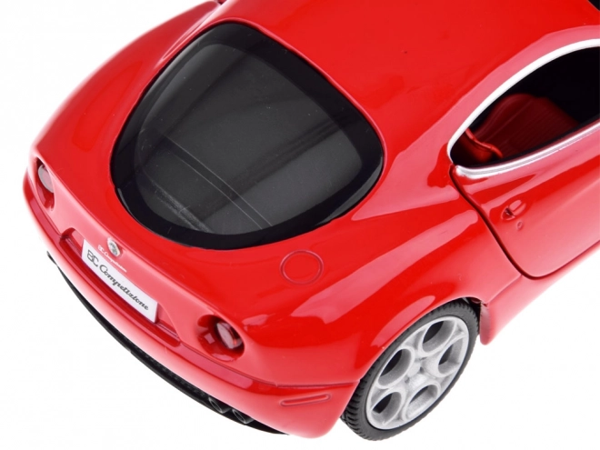 Mașinuță metalică Alfa Romeo 8C Competizione 1:32 cu lumini