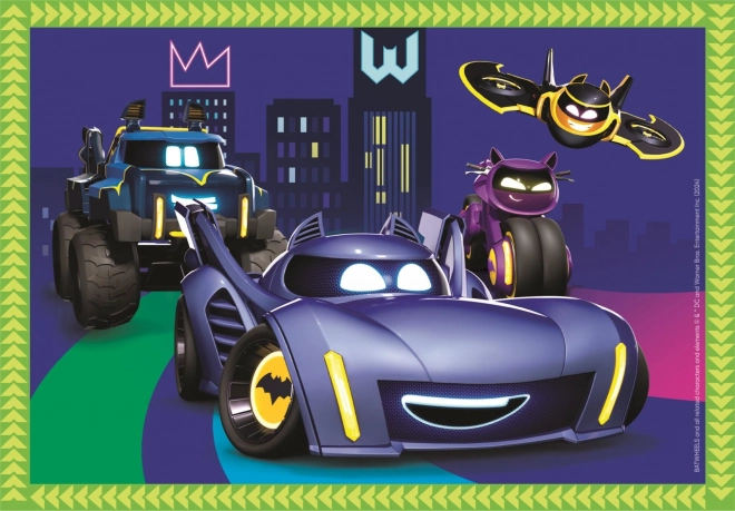 Puzzle Batwheels 4v1 (12, 16, 20, 24 piese)