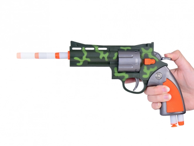 Set pistol și gloanțe din spumă pentru copii
