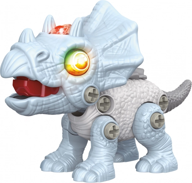 Triceratops de înșurubat Dino cu efecte 13 cm