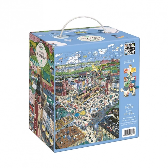 Puzzle 500 de piese Puzzlove - Orașul Cracovia