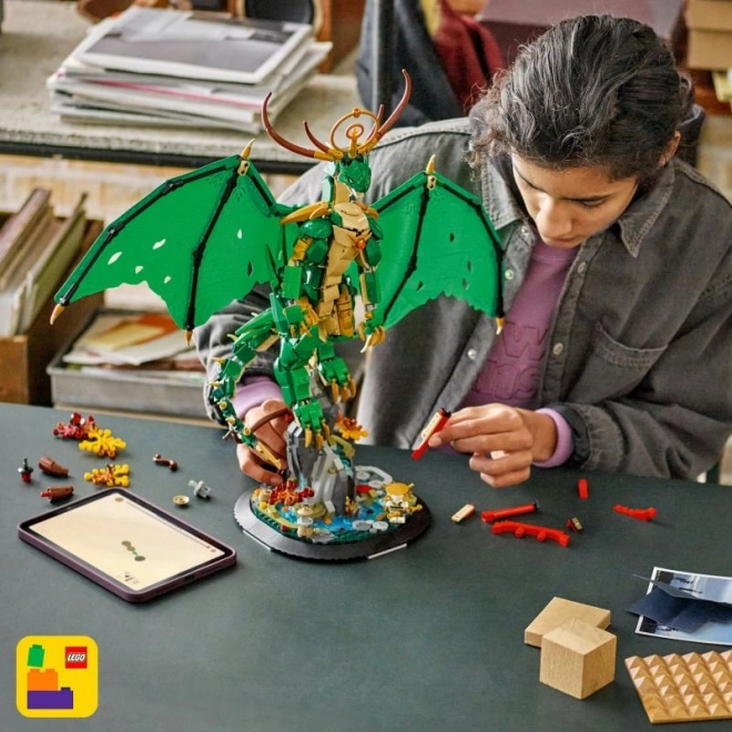 Dragonul de pază LEGO NINJAGO pentru adulți