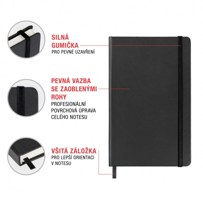 Caiet motivațional cu linii Notique