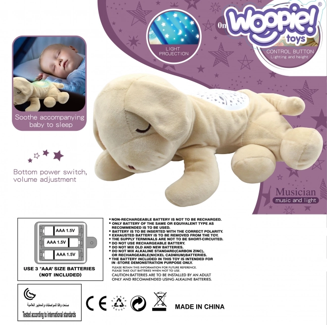 Hipopotam distractor și proiectoare 2 în 1 WOOPIE BABY