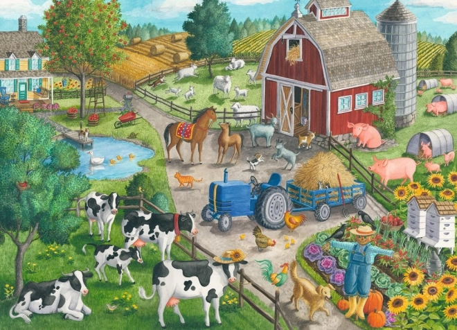 Puzzle Ravensburger Ferma Acasă 60 Piese