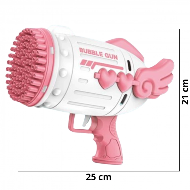 Pistol cu baloane din săpun Woopie roz