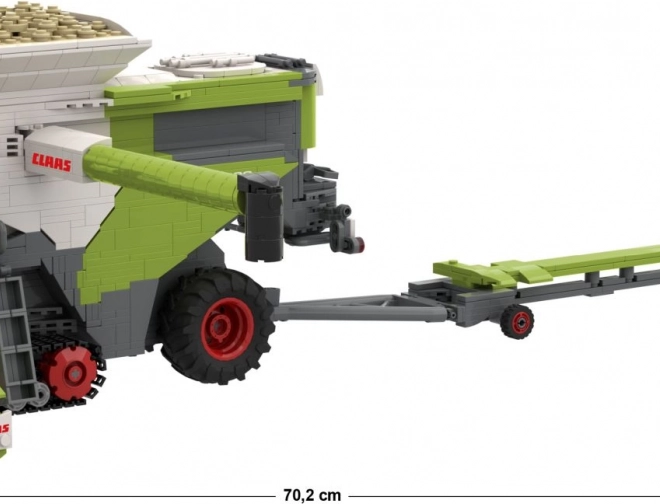 Set de construcție Brixies Plus Claas Lexion 8900 Terra Trac cu remorcă