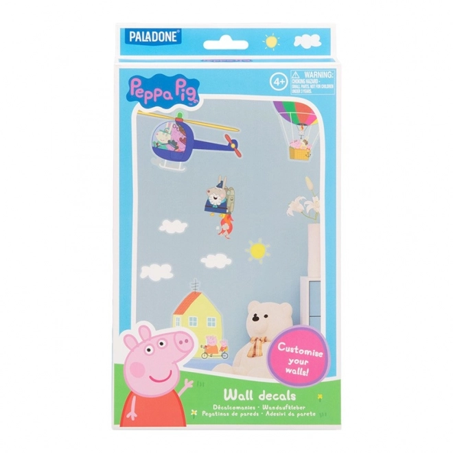Autocolante de perete cu Peppa Pig
