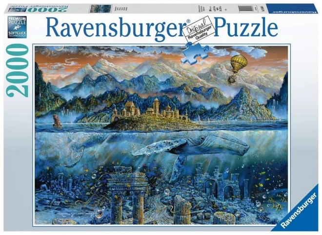 Puzzle Ravensburger balena înțeleaptă 2000 de piese