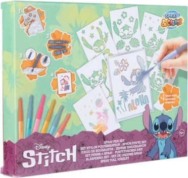 Set mare creativ de pictură cu markere suflante Stitch