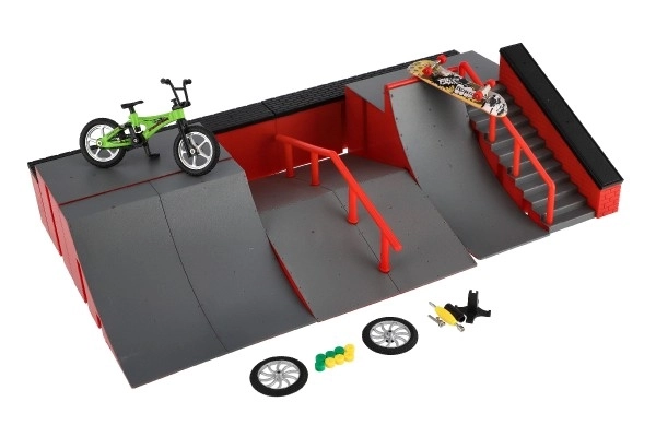 Set Fingerboard cu rampă și accesorii