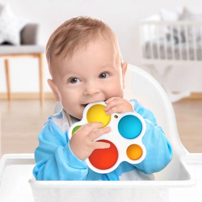 Jucărie senzorială antistres pentru bebeluși Pop It Montessori