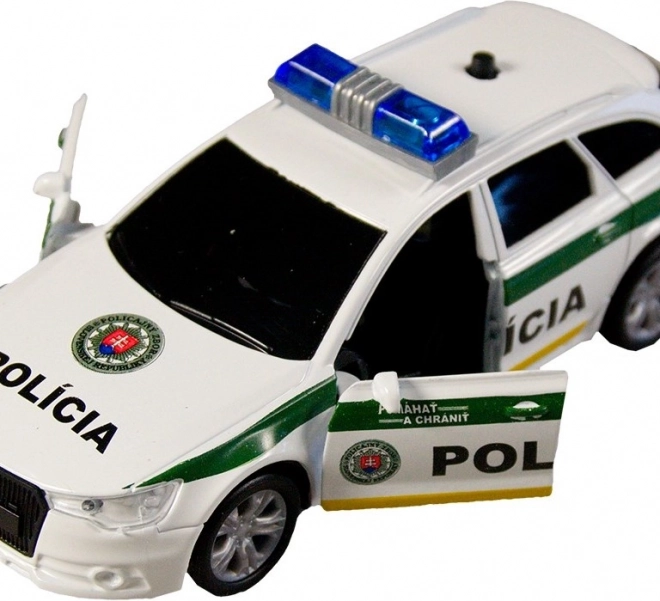 Mașină de intervenție de urgență și poliție pullback