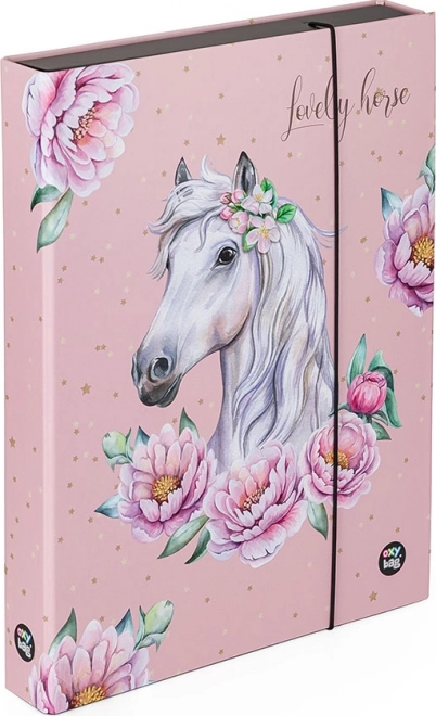 Cutie jumbo pentru caiete A4 romantic
