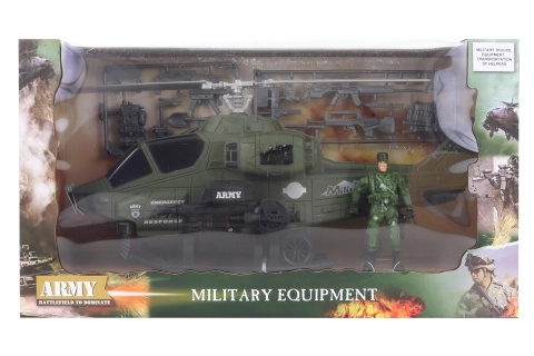 Set militar cu elicopter