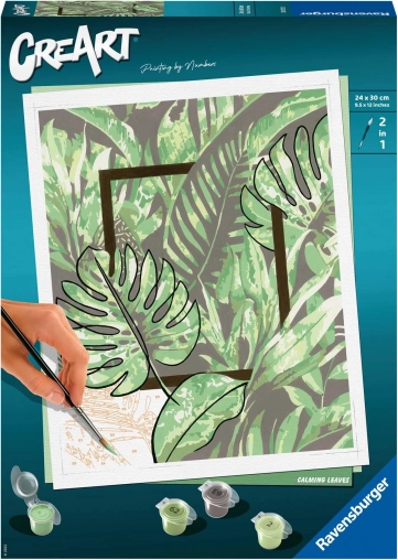 set de pictură creart calming leaves
