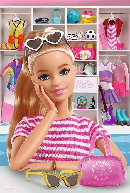 Puzzle 100 piese Cunoaște Barbie