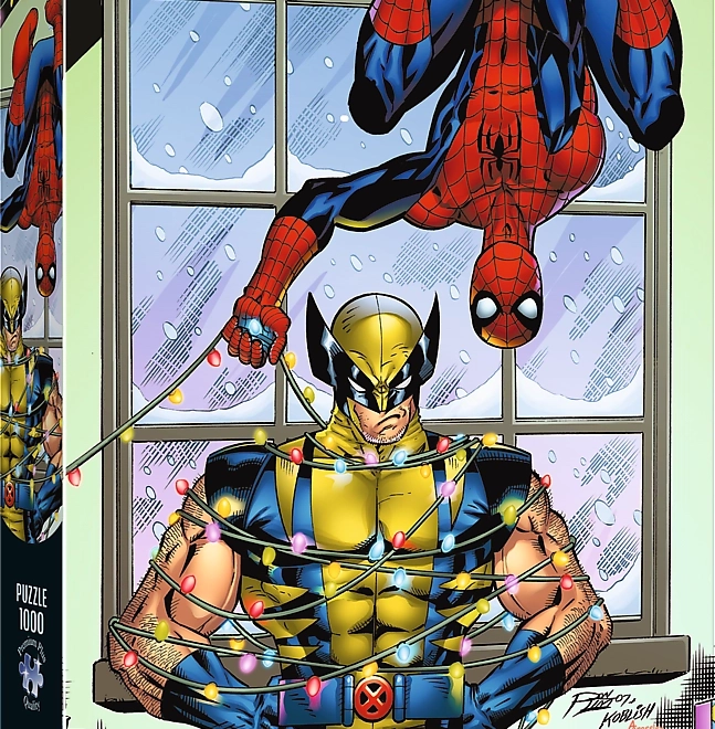 Puzzle Spiderman și Wolverin 1000 piese Trefl Premium Plus