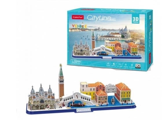 Puzzle 3D Linie orașului Veneția