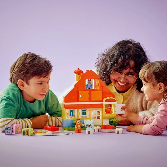 Set de Construcție DUPLO Bluey Casa de Familie cu Joc de Memorie