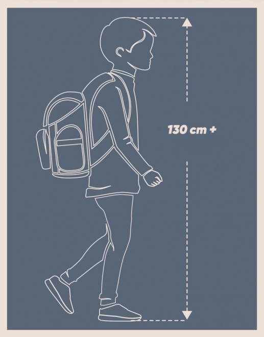 Rucsac școlar ergonomic Skate Dune